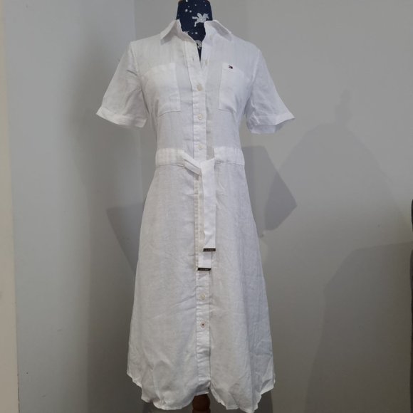 **SOLD**Tommy Hilfiger Alisa Linen Shirt Dress - Picture 4 of 15